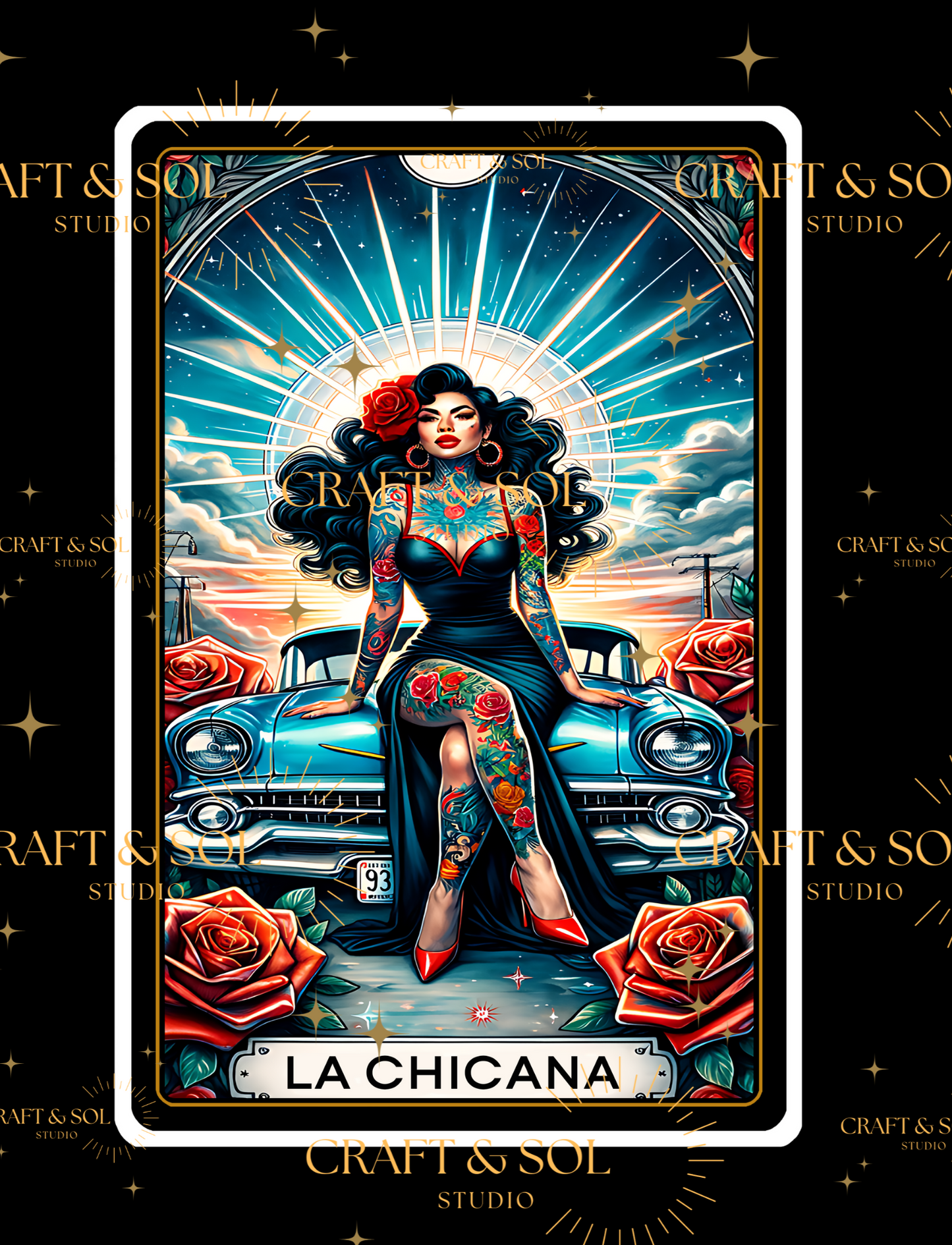 LA CHICANA W/CAR